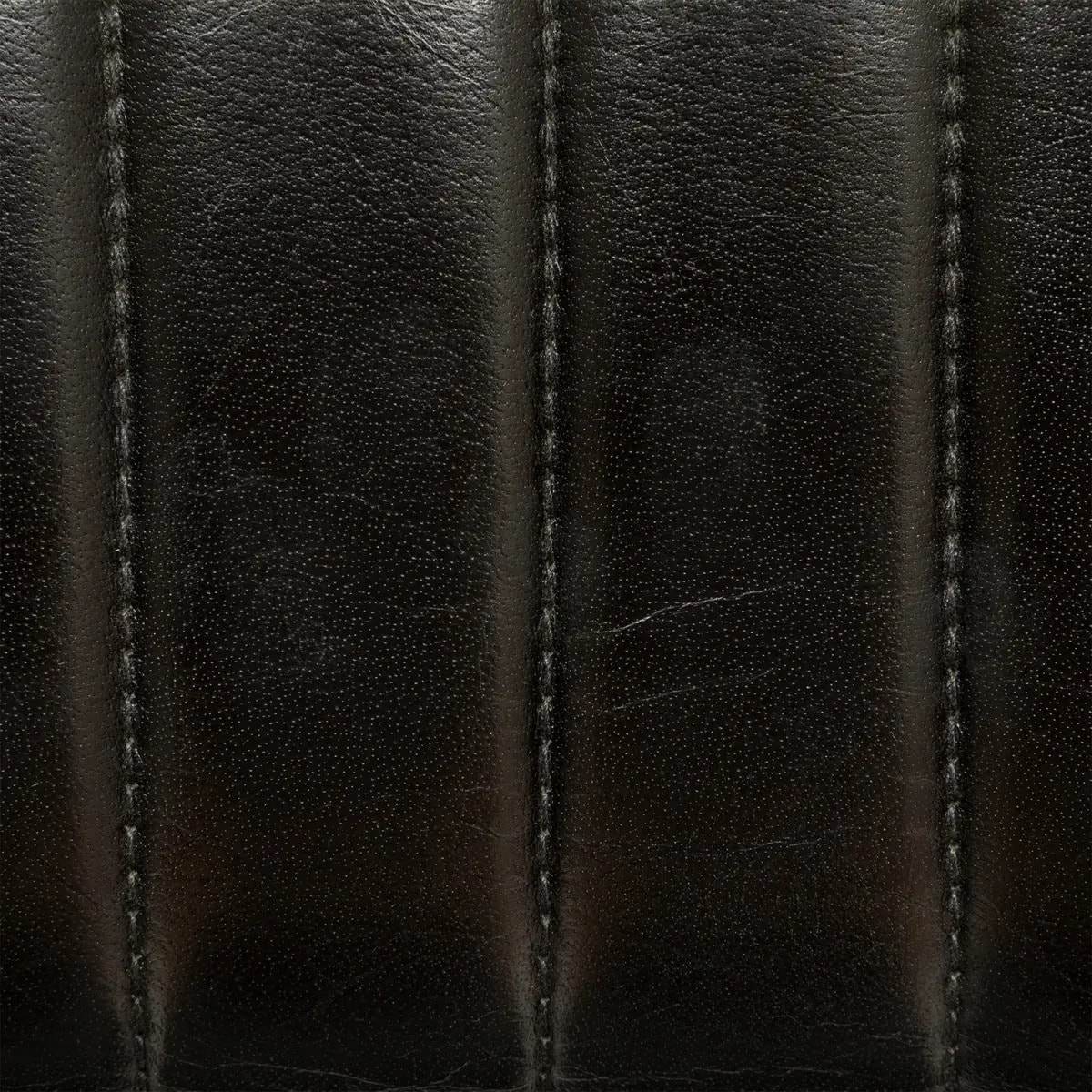 Chaise de bar "Dario" noire - métal & cuir