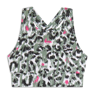 Reggiseno Sportivo fantasia maculata colorata