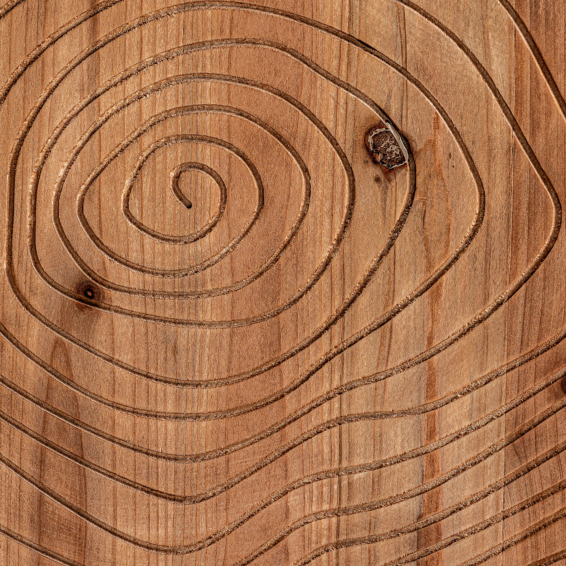 Mesa de centro de madera de abeto en color negro