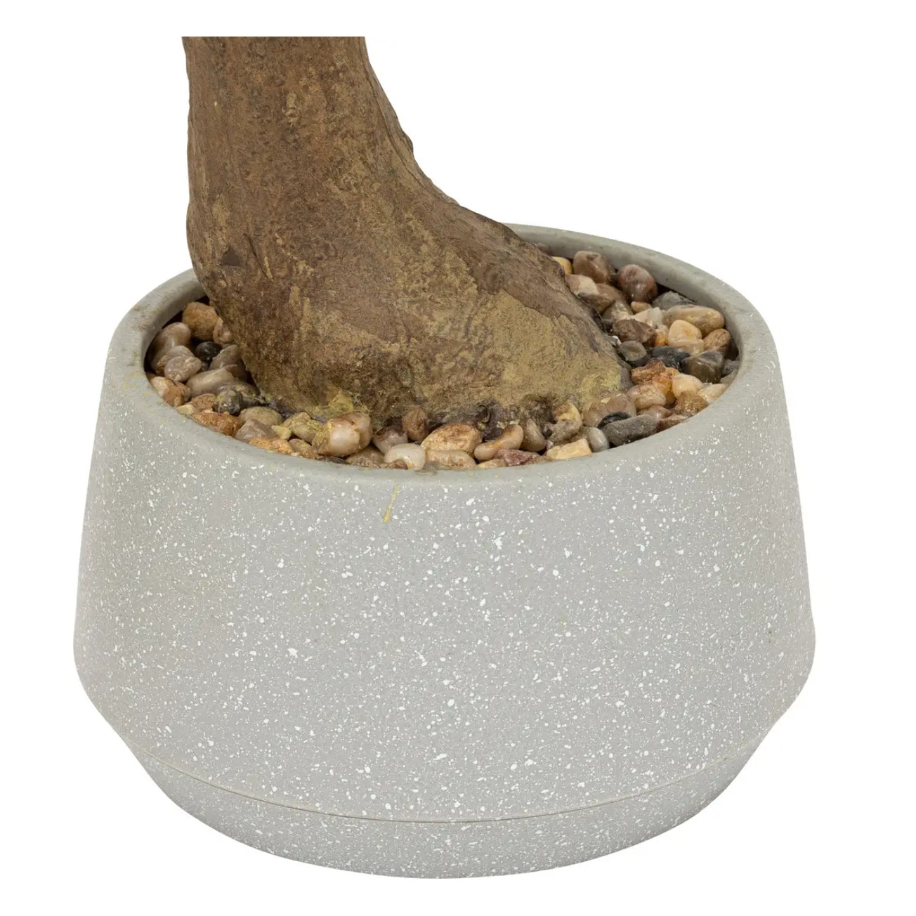 Bonsaï artificiel en pot "Polin" pot en céramique vert H45cm