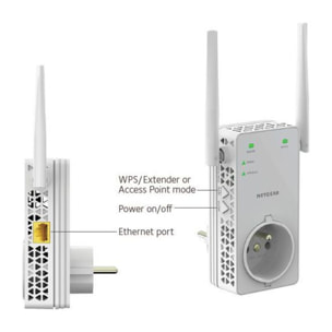 Répéteur Wifi NETGEAR EX6130 WIFI AC1200 avec prise