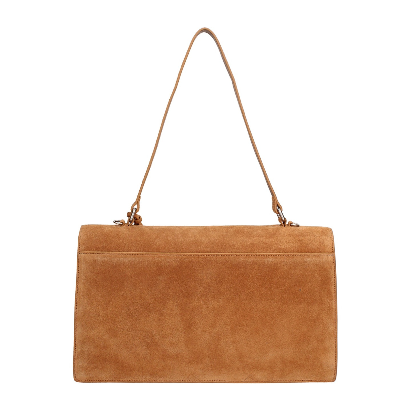 Borsa a spalla da donna Made in Italy - Lavinia Chic - Pelle Scamosciata - 34.5 x 21.0 x 10.0 cm