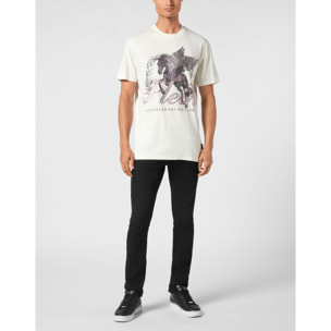 PHILIPP PLEIN Camiseta de cuello redondo RACING