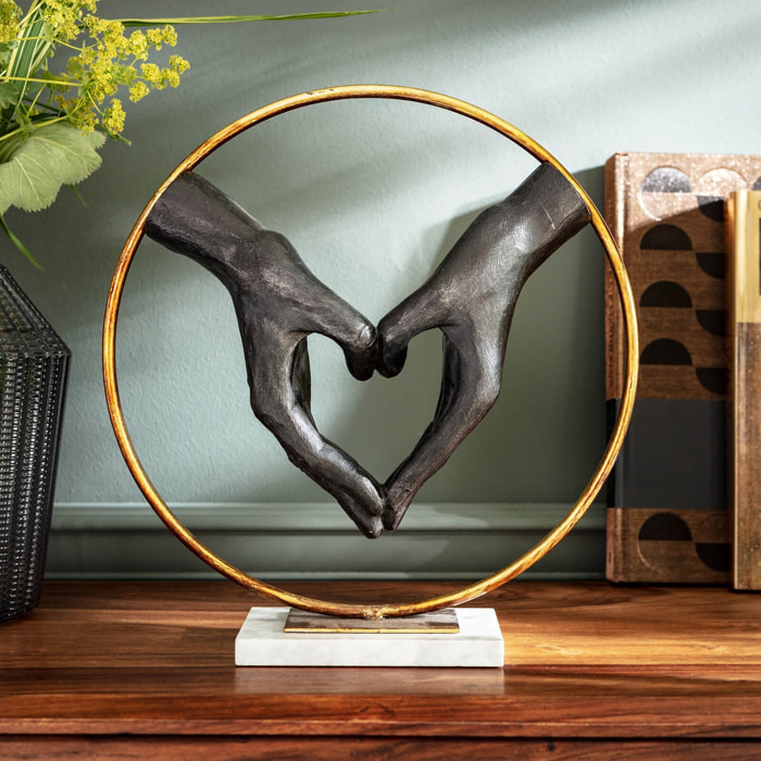 Déco Elements mains coeur Kare Design