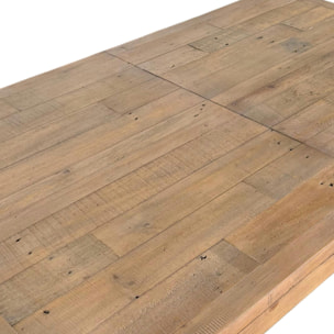 Table extensible 140/180 bois recyclé AUCKLAND