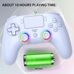 Manette SUBSONIC PS5 sans fil Blanche