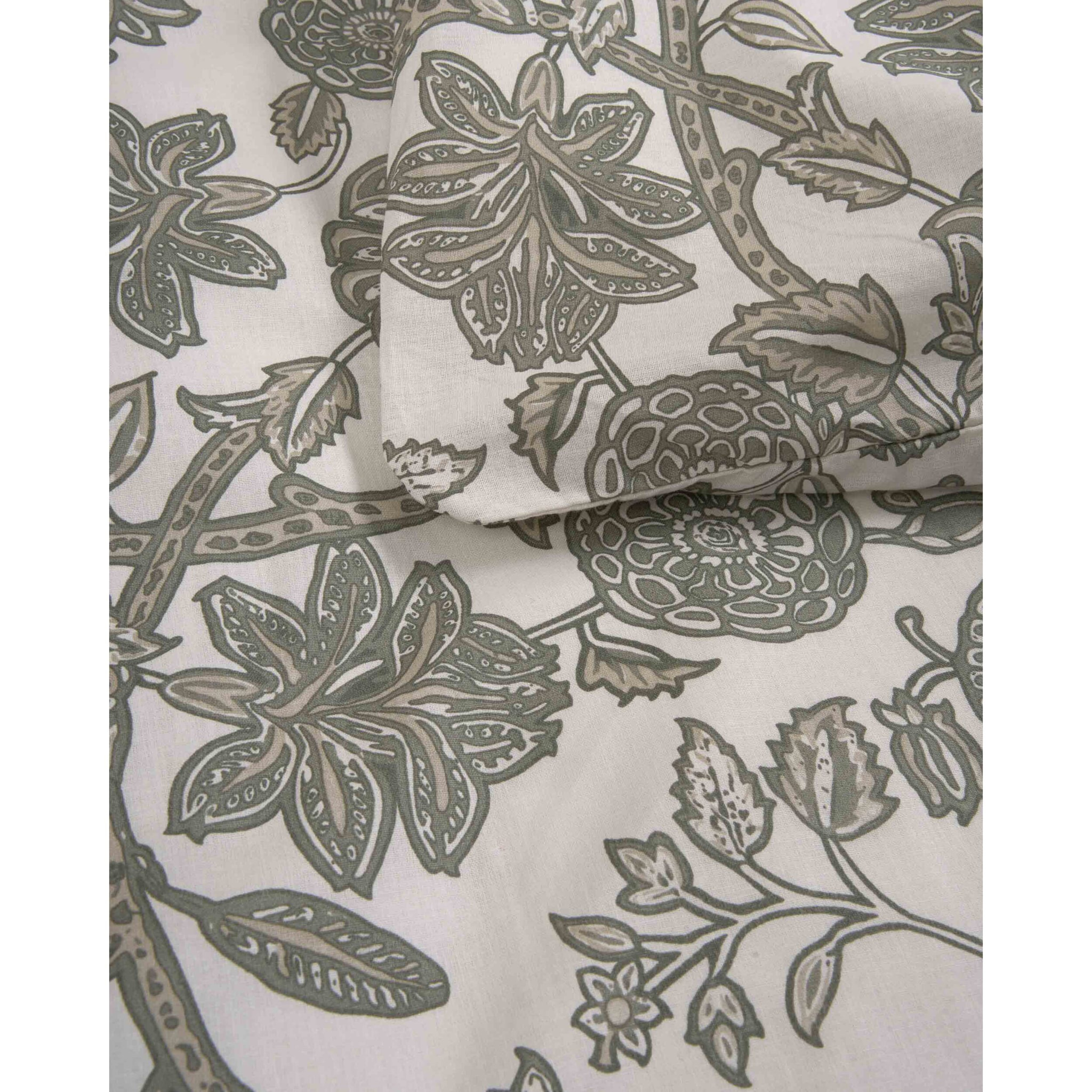 Copripiumino in cotone 100% enelia verde secco