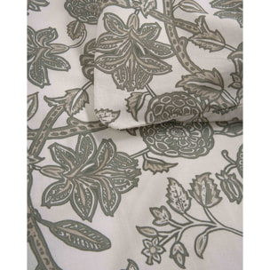 Copripiumino in cotone 100% enelia verde secco