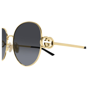 Gafas de Sol Gucci GG2047S-001 de Metal Mujer 58 mm