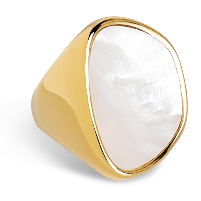 Anelli Ibiza in Acciaio Placcato Oro