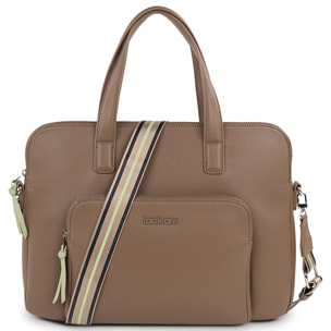 Bolso Maletin Portaordenador Mujer Lois Crandell Taupe