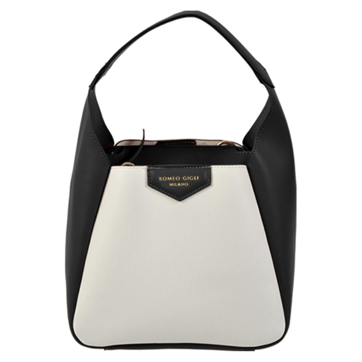 Romeo Gigli Milano - Borsa a mano - Latasha nero/off white