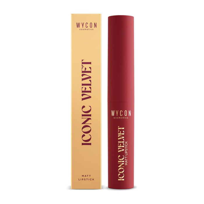 ICONIC VELVET - MATT LIPSTICK Rossetto in chubby dal finish extra matt