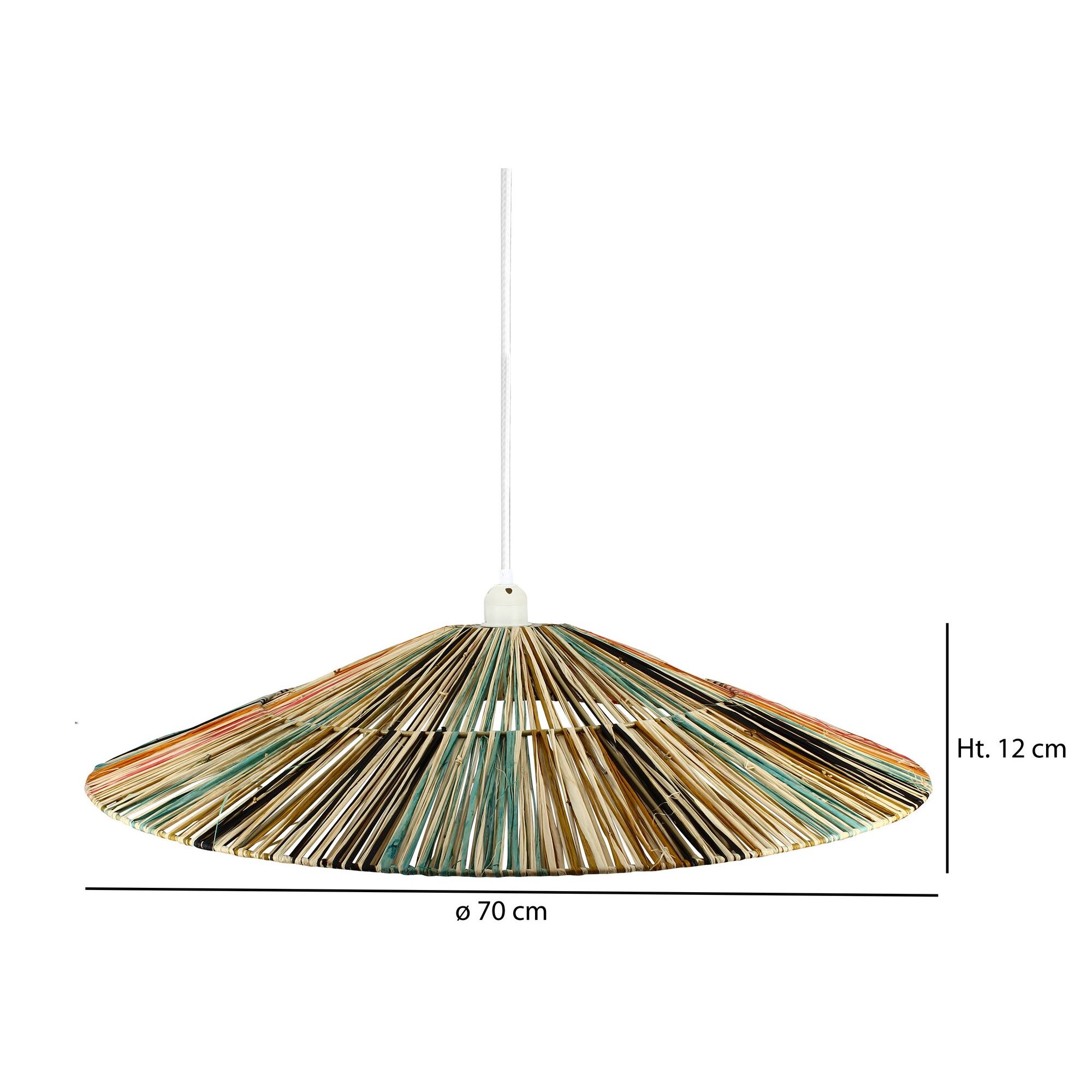 Suspension en raphia d70cm JOLO