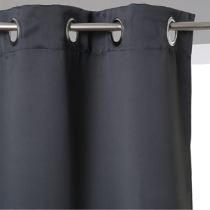 Rideau occultant - gris foncé - 140x260 cm
