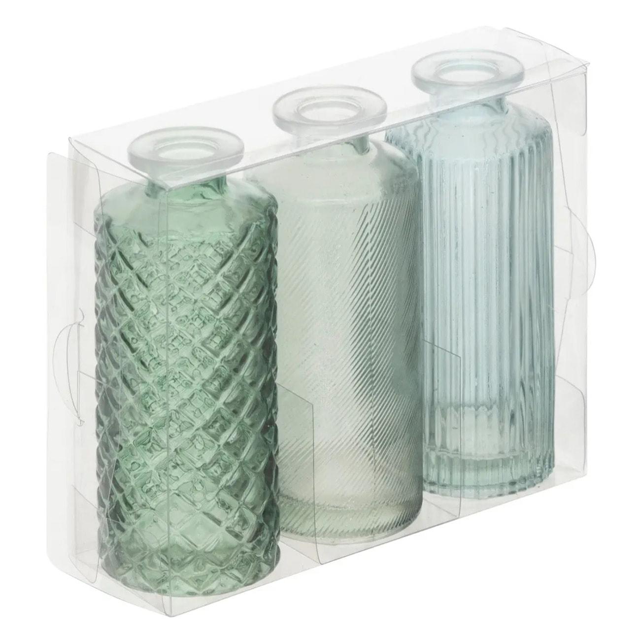 Set de 3 soliflores vert D5,4cm