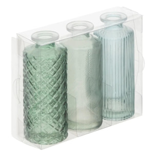 Set de 3 soliflores vert D5,4cm