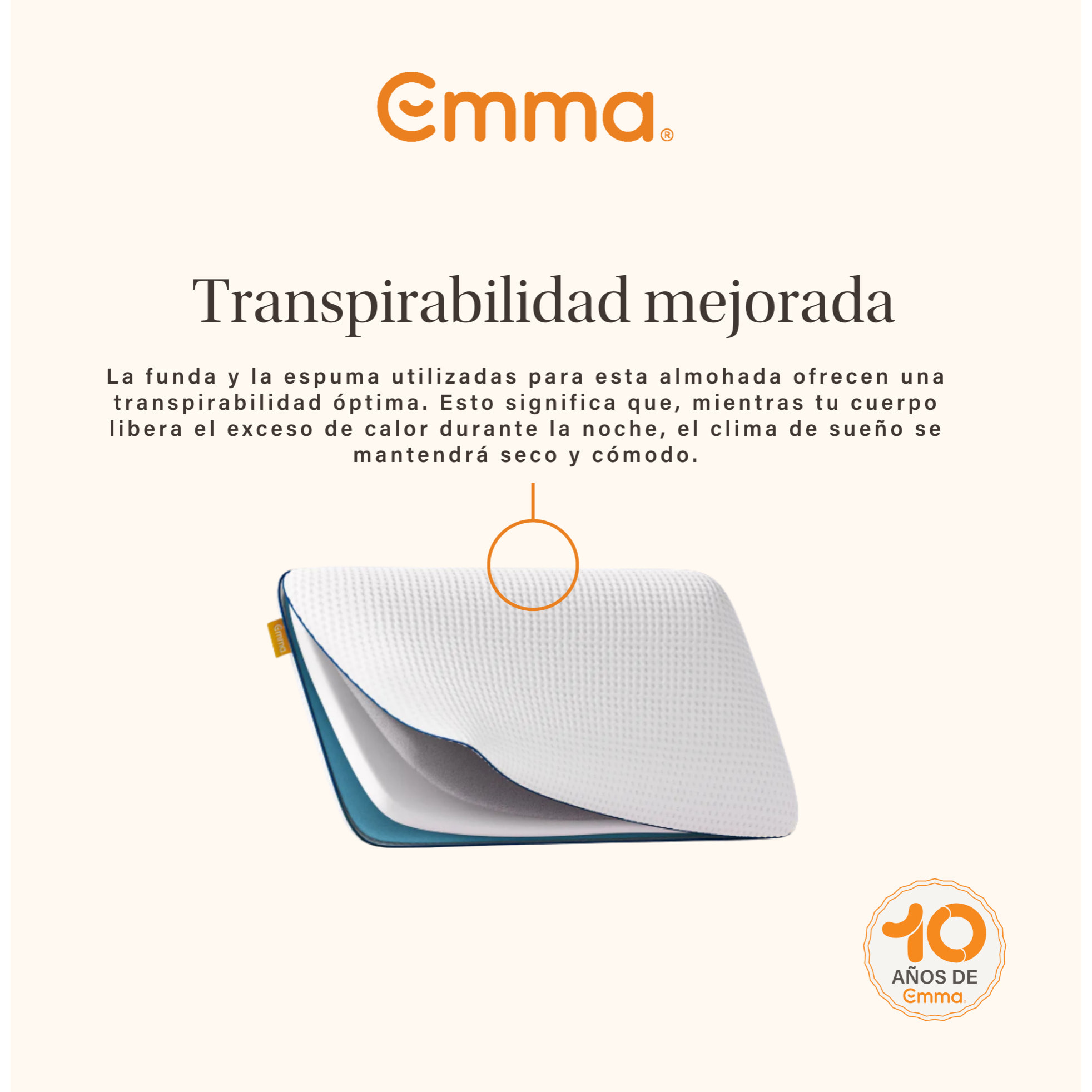 Almohada Original Cooling Adapt  | 40 x 70 cm