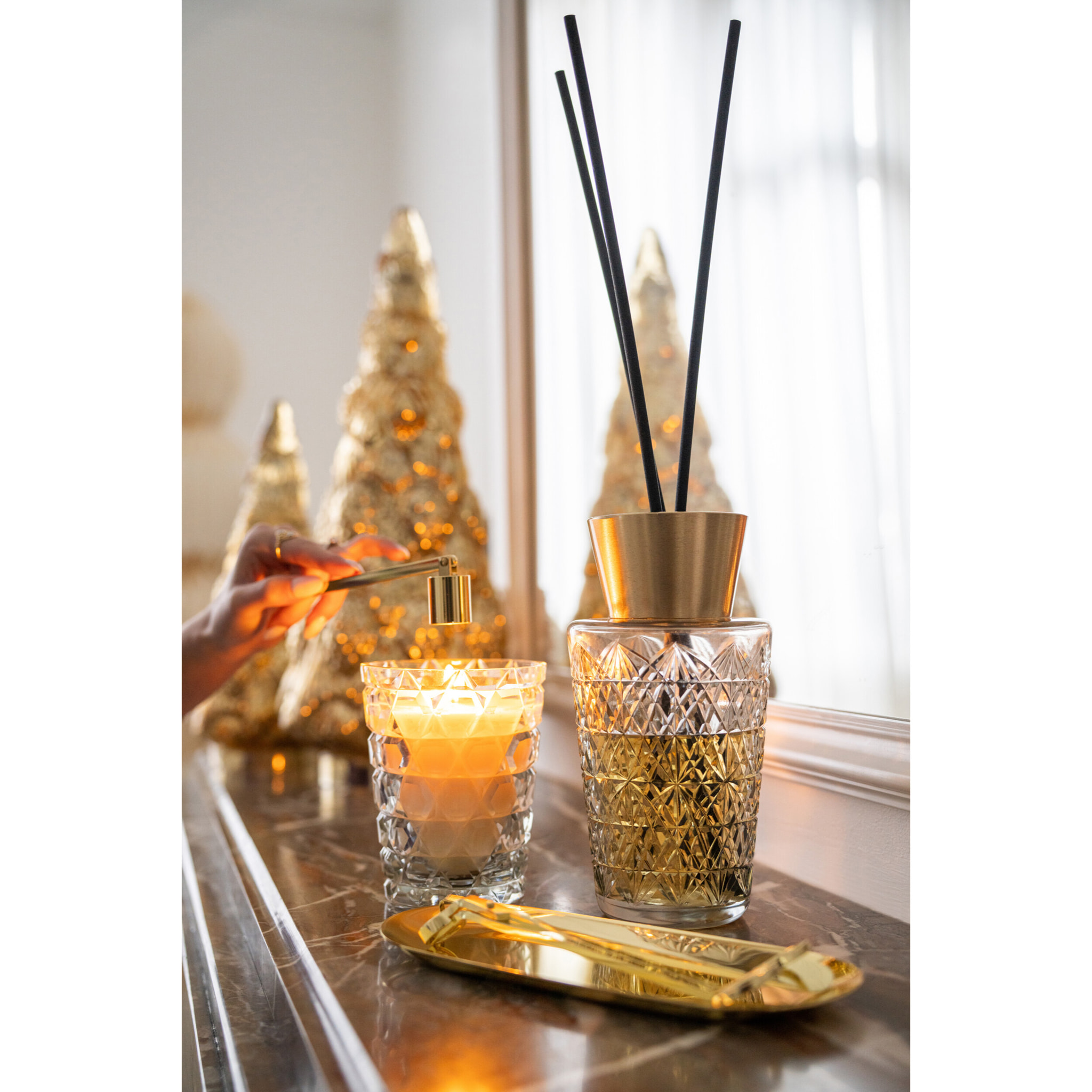 J-Line éteignoir À Bougie Candle Kit - fer - or