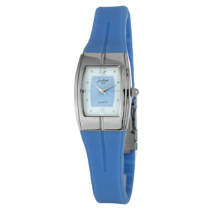 Reloj Justina 21814A Mujer Analogico Cuarzo con Correa de Caucho