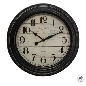 Horloge "Elyssa" à moulures D29cm