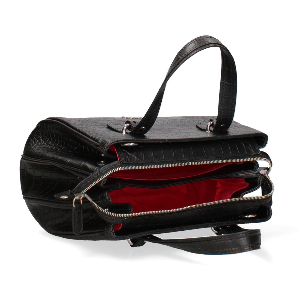 Borsa a mano  da donna In Vera pelle Made in Italy 34x22x14 cm