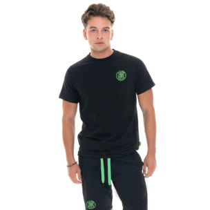 Completo uomo t-shirt + bermuda Fluo