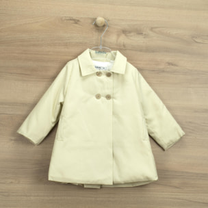 Giacca con colletto da bambino beige