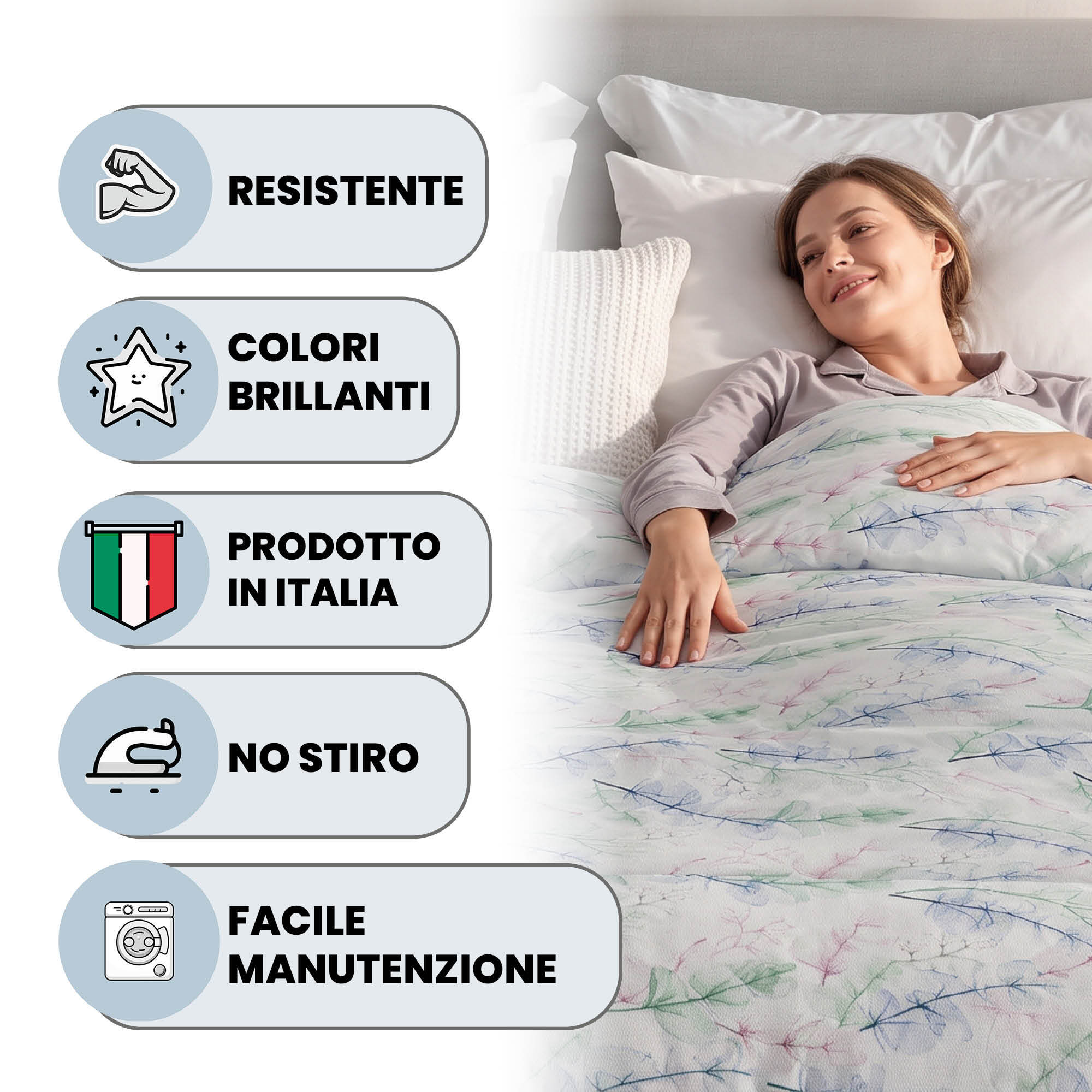 TRAPUNTA INVERNALE KARMA - 300 gr - 100% Microfibra - Made in Italy