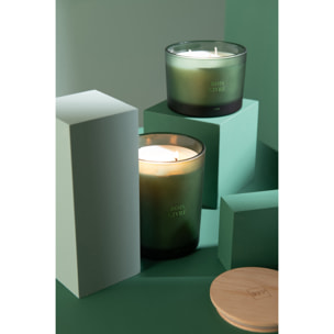 J-Line bougie parfumée Accords Essentiels - Bois Givré - vert - 28H