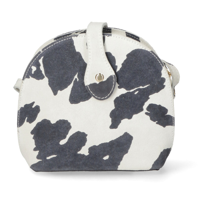 Borsa a tracolla da donna In Vera pelle Made in Italy 20x19x7 cm