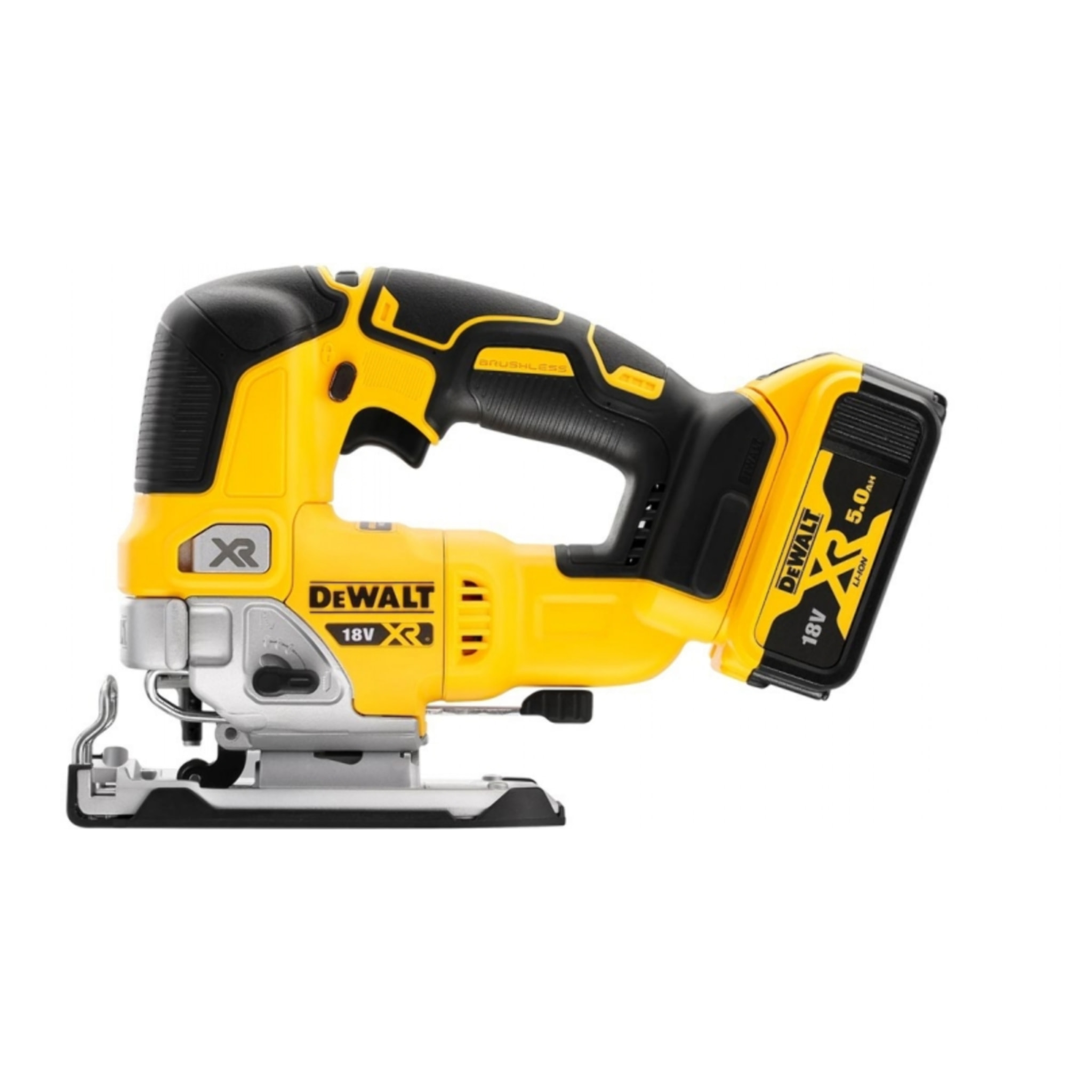 Scie sauteuse DEWALT 18V XR 5Ah + 2 batteries + chargeur - DCS334P2