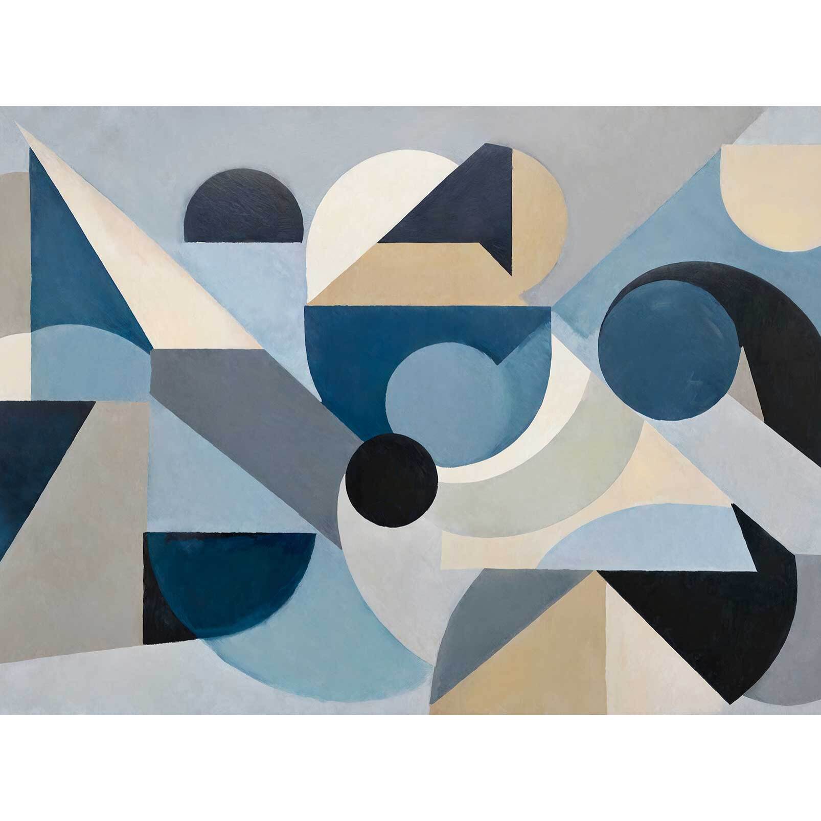 Papier peint Équilibre Bleu Intissé