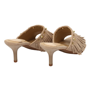 Sandali frange - tacco 7,0 cm