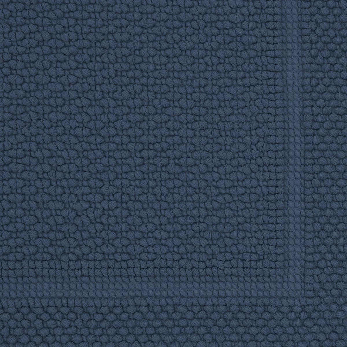 Tapis de bain pur coton 1700 g/m² uni bleu Antica navy