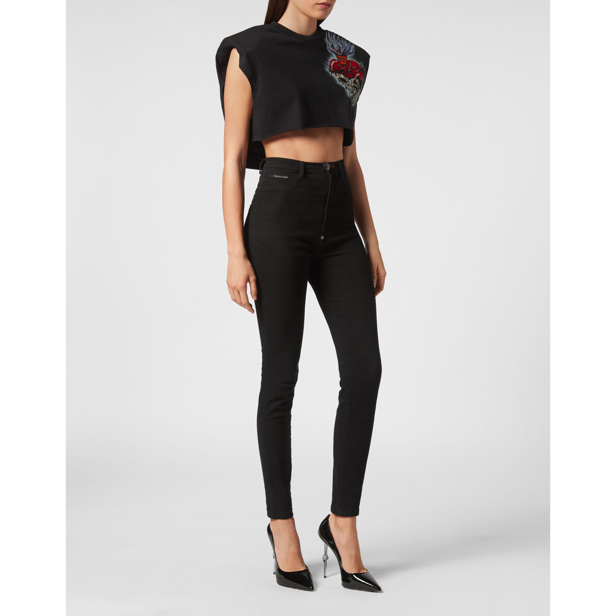 PHILIPP PLEIN Camiseta de tirantes TATTOO