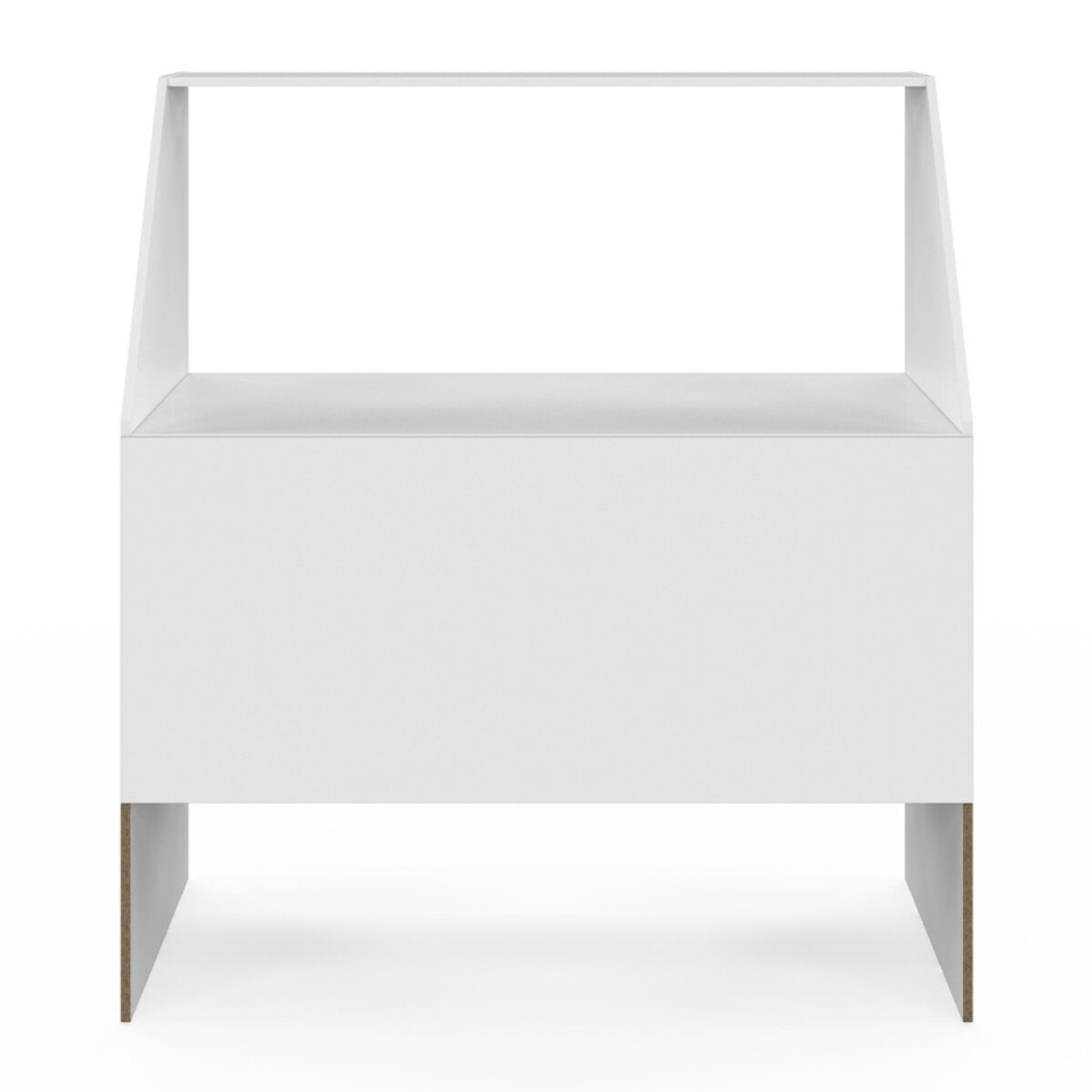 Etagère de rangement sous pente Jeanne blanche