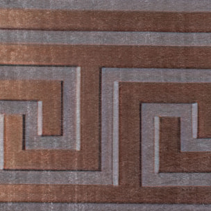 STAMPA - Tapis salon motif effet mabre antidérapant et lavable en machine à 30°C doré