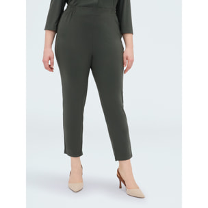Fiorella Rubino - Joggers de punto jersey - Verde militare