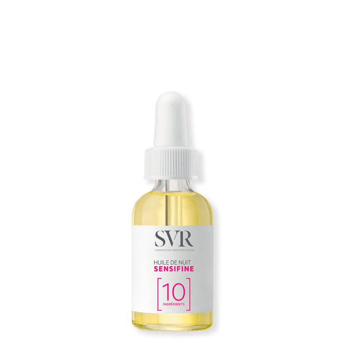 Sensifine - Huile de Nuit Réparatrice Apaisante, Peaux Sensibles, Poly-Allergiques 30 ml