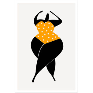 Poster silhouette estivale Affiche seule