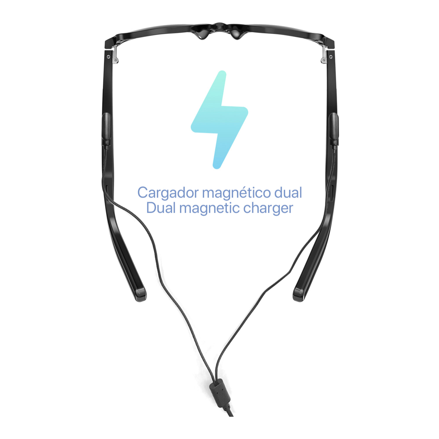 Gafas deportivas inteligentes GS300, llamada bluetooth, asistente de voz, control remoto de la cámara, podómetro.