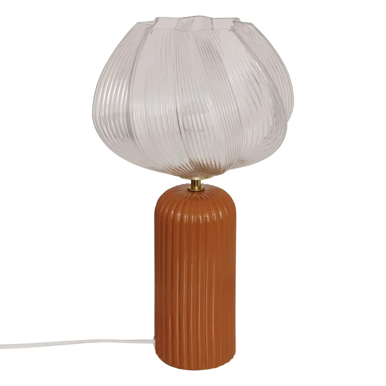 Lampe à poser Phylas camel H45,5cm
