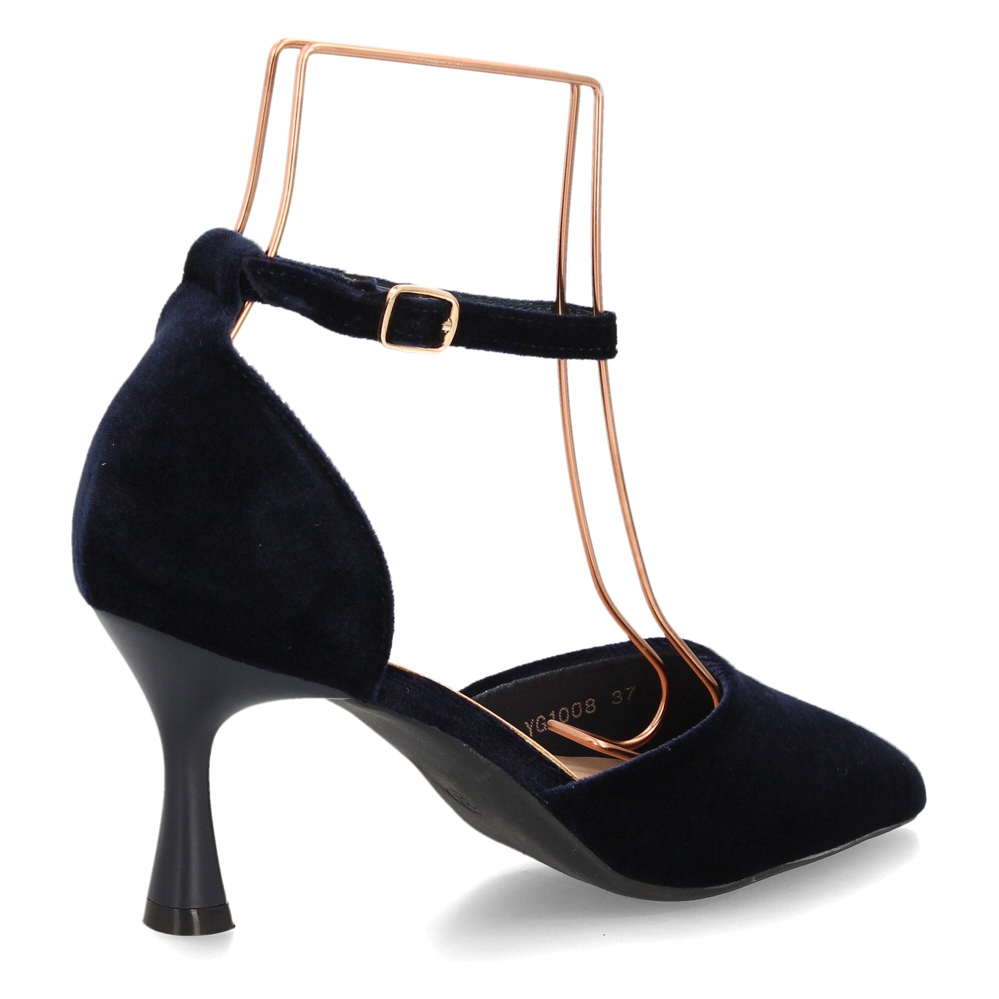 Zapato elegante con tiras aterciopelado