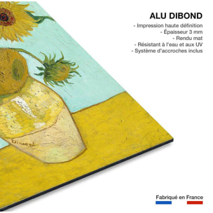 Tableau célèbre Van Gogh Les Tournesols Tableau alu Dibond