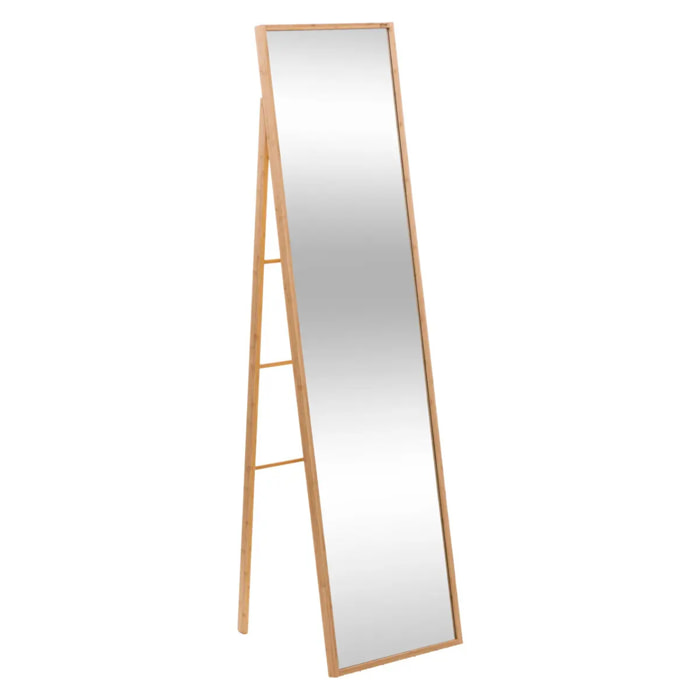 Miroir sur pied 160x41cm Bambou