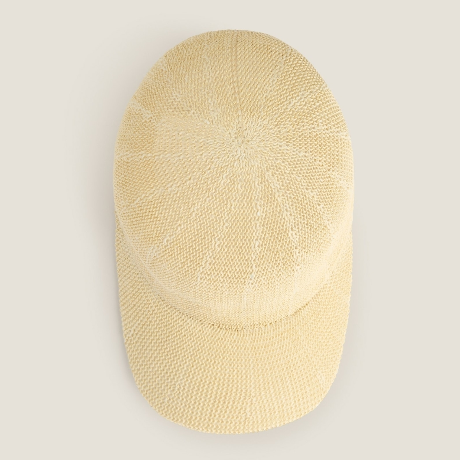 Sombrero playa Cap color marfil crudo