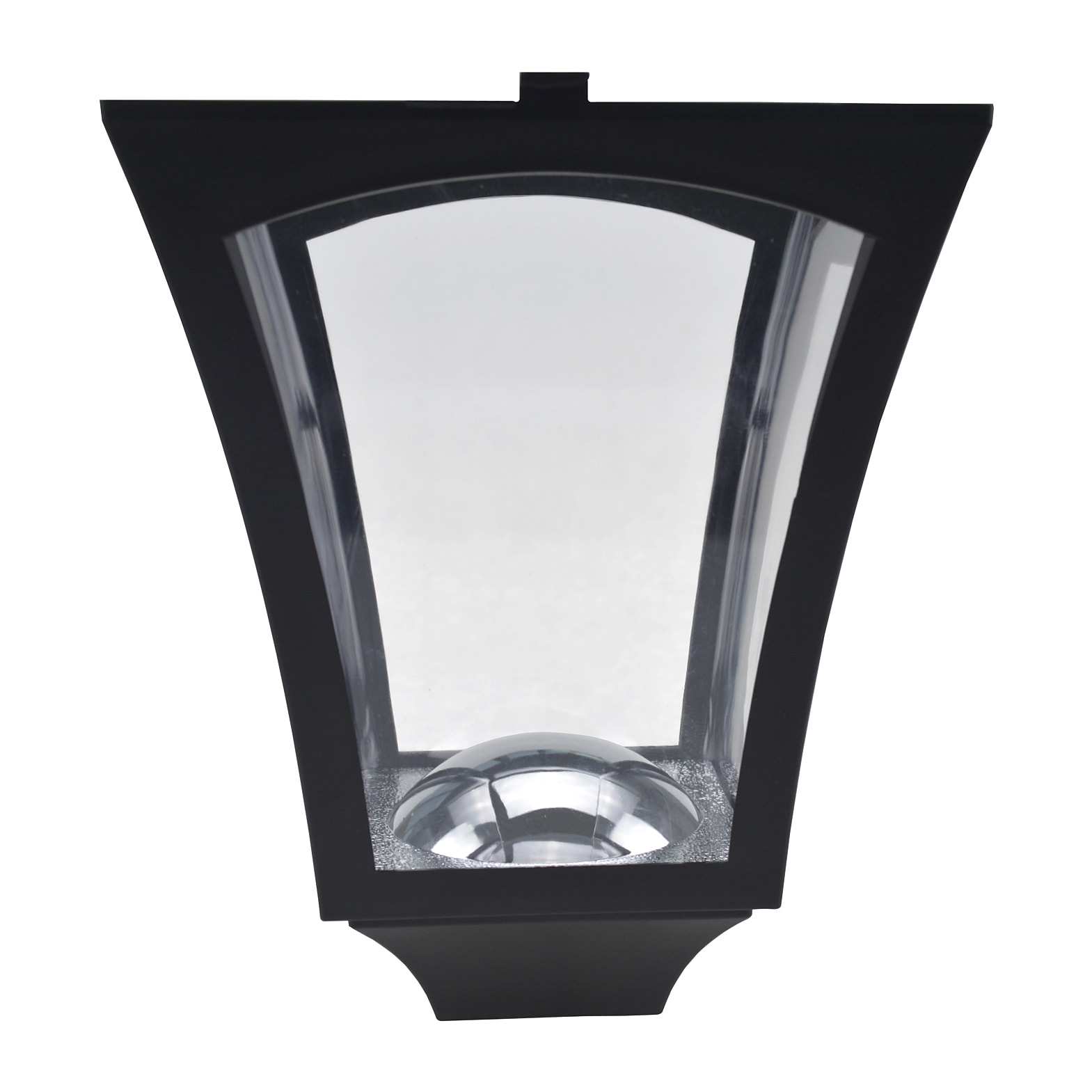 Outsunny Luminaire extérieur solaire lampadaire lanterne classique LED 40 Lm dim. 18L x 18l x 160H cm noir