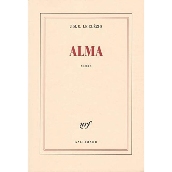 Le Clézio,J. M. G. | Alma | Livre d'occasion