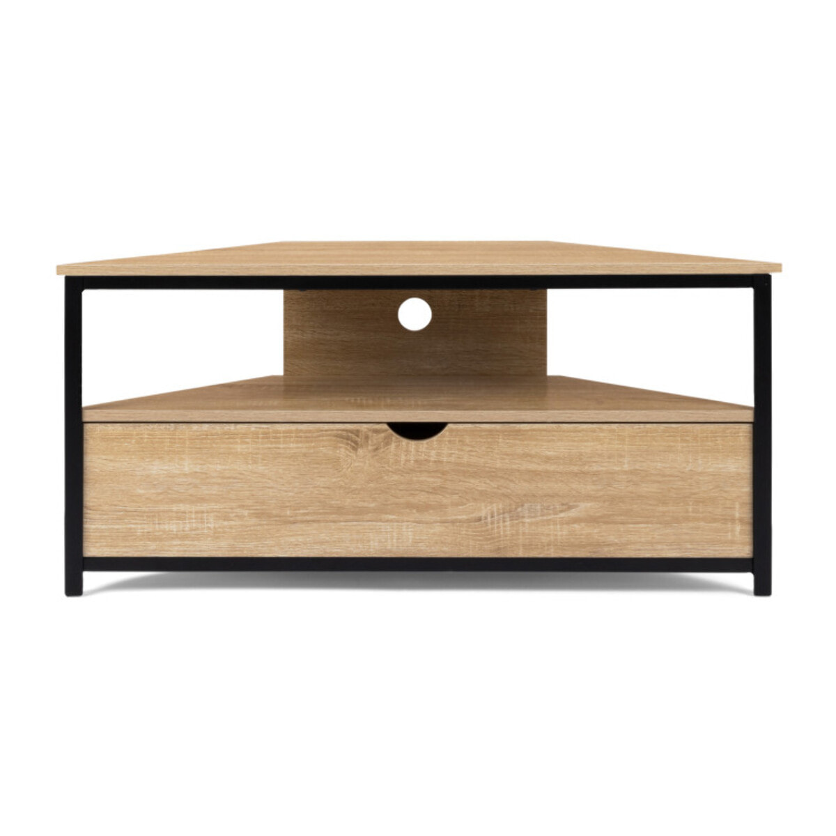 Meuble TV d'angle Memphis avec rangements